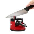 Small Knife Sharpeners, Mini Knife Sharpener with Suction Base, Pocket Knife Sharpeners for All Blade Types, Knife Sharpener for Kitchen,Red. 