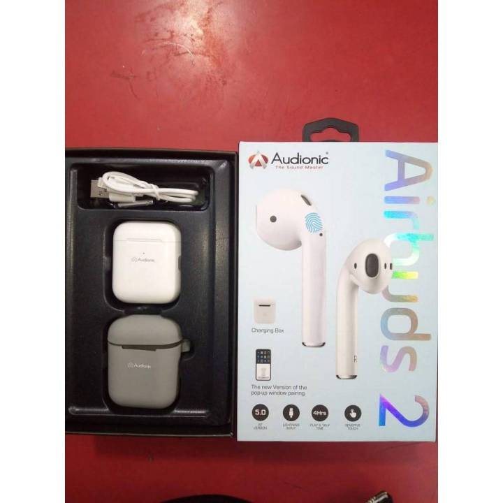 Audionic Air Buds 2 true wireless with sensor smart airbuds (ONE YEAR WARRANTY)