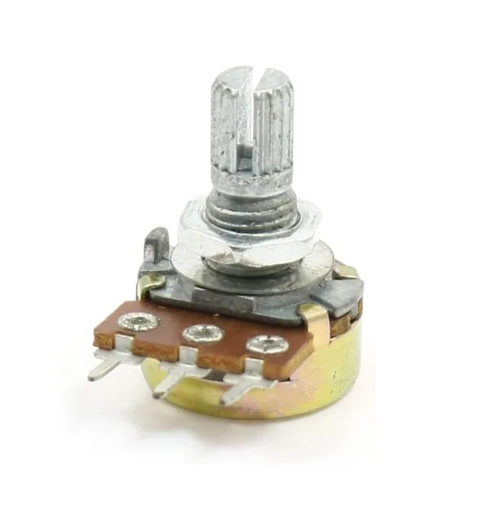 B10K 10K Ohm Rotary Potentiometer Switch – Single Linear Taper 3-Pin ...