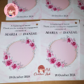 Customized Nikkah/Wedding Cards without Chocolate/Nikkah Cards for Tasbeeh Counter/Nikkah Cards for Candy /Wedding Cards for Chocolate/Wedding Cards for Tasbeeh Counter/Wedding Favors Cards. 