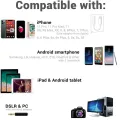 Mini Microphone Clip-on Lapel Lavalier PC Phone Camera Mic Portable External EAR ASMR Microphones for iPhone Laptop Comp. 