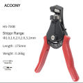 Solar PV Automatic Wire Stripper Plier,Precision Wire Stripping Tool for 1.0-3.2mm² Solid and Stranded Electrical Handheld Wire Stripper.