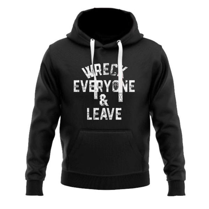 Roman  "Wreck Everyone & Leave" Black Hoodie