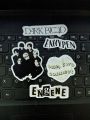 25 pcs ENHYPEN sticker pack based on park suung hoon, niki, jay, sunoo, heesung, jungwong, jake ideal for journaling, guitars, diaries, skateboards korean kpop idols music trendy aesthetic. 