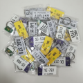 Customized Car and Bike Number Plate Keychain - Metal Keychain. 