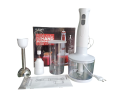 500W Electric Stick Hand Blender 4 in 1 Handheld Mixer 700ml Stainless Steel Blade Vegetable Meat Immersion Egg Whisk Juicer Set. 