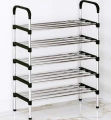 Stylish & Durable 5-Layer Metal & Plastic Shoe Rack for Home & Office - Multipurpose Shoe Rack. 