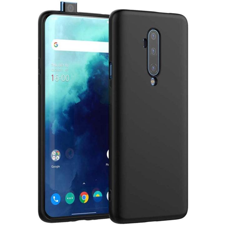 For OnePlus 7T Pro - Premium Liquid Silicone Silky Soft Gel Rubber Shockproof Back Cover Case For OnePlus 7T Pro