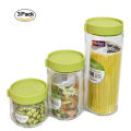 Pack of 3 Glass Jar Set. 
