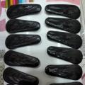 Black Hair Clips Girls Hair Clips Snap Close Clips 12 Pcs 2 inches Size. 