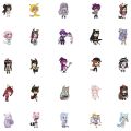 10/30/50PCS Cartoon Game Gacha Life Graffiti Sticker Luggage Laptop Water Cup Guitar Waterproof Sticker Wholesale. 