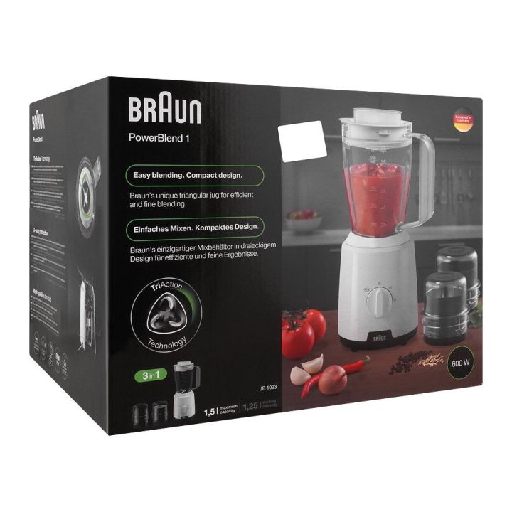 Braun PowerBlend 1 Jug blender JB 1023 Black