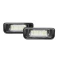 2Pcs License Plate Light for Mercedes Benz W220 S Class 1999-2005. 