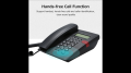 Loud Speaker Telephone PTCL Set Home Wired Landline Phone Business Office Corded Desk Phone White 30 call logs Phone High Quality Wall Mounted / Desktop Landline Handset. 