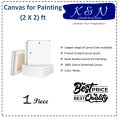 Canvas Board for Painting 2X2 (Feet). 