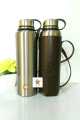 Large Capacity 1500ml SUS304 Stainless Steel Water Bottle Insulated Thermos Hot & Cold Vacuum Flask with Leather Cover. 