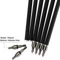 Silk Road Traders Musen MSTJ-78HS ID 6.2mm Carbon Fiber Arrows - Spine 500 - 30 Inches - Recreational Arrows - 12 Pcs. 
