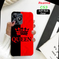 Realme C53 Back Cover Red - Queen Style Mobile Back Cover Pouch - Airbag Case Anti Shockproof Phone Case. 