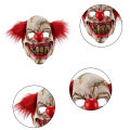 Full Face Latex Mask Scary Clown Halloween Costume Evil Creepy Party Horror Prop. 
