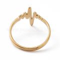 Geometric Wave Love Heartbeat ECG Lifeline Pulse Heartbeat Band Ring for Boy Girls Couple Ring. 
