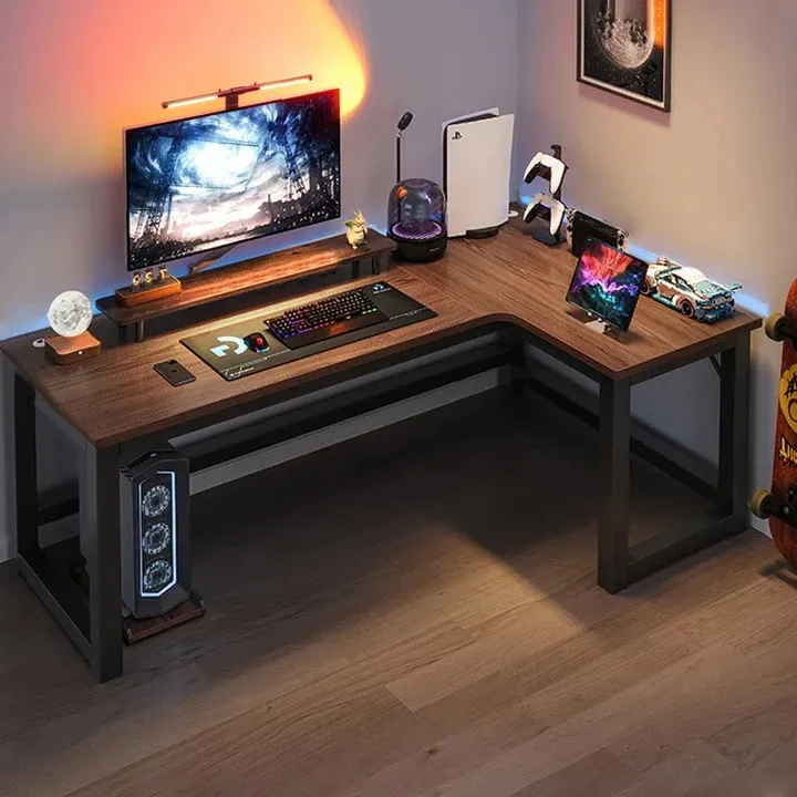 L-Shaped%20Gaming%20Desk%20Computer%20Desk%20with%20Shelf%20(Customised)%20-%20Image%204
