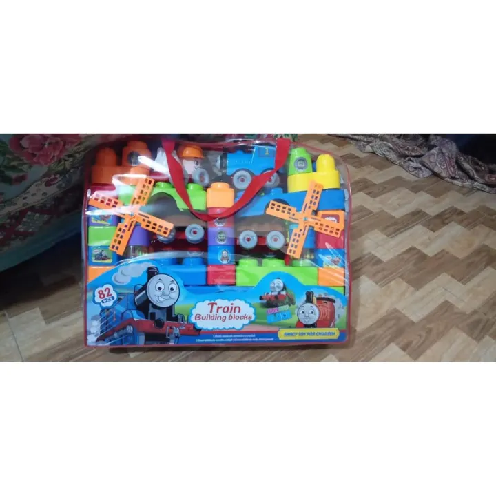 Thomas Using Building Block Thomas Building Blocks - 82 pcs | Daraz.pk