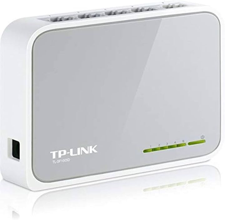 TP-Link%205%20Port%20Gigabit%20Ethernet%20Network%20Switch%20%7C%20Ethernet%20Splitter%20%7C%205-Ports%20Latest%20Gen%20%7C%20Plug%20&%20Play%20%7C%20Traffic%20Optimization%20%7C%20Unmanaged%20(TL-SF1005D)%20-%20Image%202