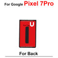 1Pcs For Google Pixel 7 Pro 7A 7Pro Rear Back Sticker And LCD Screen Display Adhesive Front Tape Glue. 