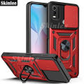 Phone Case Nokia C21 Plus Back Cover Hard Armor Shockproof Camera Protection Handphone Casing for Nokia C21 + Cover Cases Car Magnetic Navigation Holder Ring Cover. 