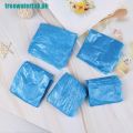 【waterfuk 5Pair Disposable waterproof thick plastic rain shoe covers anti-slip. 