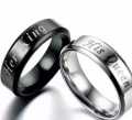 CUSTOMIZED SINGLE NAME RING THREE COLORS AVAILABLE GOLDEN,SILVER,BLACK (PERFECT GIFT TO SEND YOUR WIFE , HUSBAND , FIANCE OR ANY ONE). 