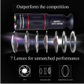 Apexel 18x25 Mobile Zoom Lens | 18X HD Telescope Camera Lens with Clip | Long Distance Photography, Moon Shot, Travel, Sports, Wildlife, Concert Zoom Lens for All Smartphones. 