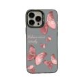 Personalized case suitable for Infinix Hot 50i / Infinix Smart 9 girls' silver phone case with high-end pink bow. 