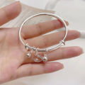 Sanrio Anime Cartoon Push-pull Bracelet Cute Hello Kitty Charms Bangle With Bells For Women Girl Goth Jewelry Valentine Gift Qoddess. 