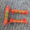 4Pcs String Level Hang Line Bubble Levels (Red). 