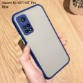 For Xiaomi Mi 10T 5G - High Quality Matte PC Back Soft TPU Frame Shockproof Color Button with Camera Protection Lens Protection Camera Protective Back Cover Case For Xiaomi Mi 10T 5G. 