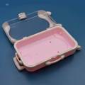1/12 Mini Trolley Luggage,Doll House Scenery Pretend Play Toy,Miniature Trunk Living Room Furniture. 