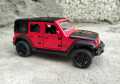 1:36 Wrangler Jeep Rubicon Diecast Model light and sound (openable Doors+Truck+Hood). 