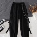 Imported Korean Street Style Outfit Shirt and Cargo Pants Two-piece Suits. 