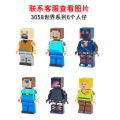 kids Toys11412 Minecraft Doll Toy Series Entity 303 Iron Puppet Steve Assembled Doll Animal Building Blocks Toy Bag Children birthday GIFT. 