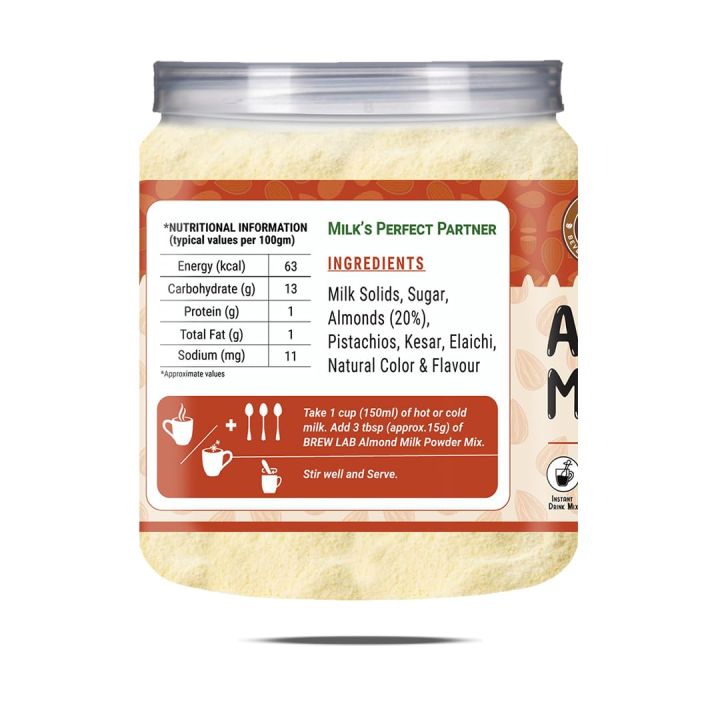 Brew%20Lab%20Almond%20Milk%20Powder%20Mix%20%7C%20Nutritious%20&%20Delicious%20Drink%20Mix%20Real%20Bits%20Of%20Badam%20&%20Elaichi%20%7C%20(250%20g)%20-%20Image%203