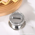 Stainless steel steamer, pot lid, timer, top bead, kitchen pot, pot, alarm, reminder, timer, baking alarm, timer. 
