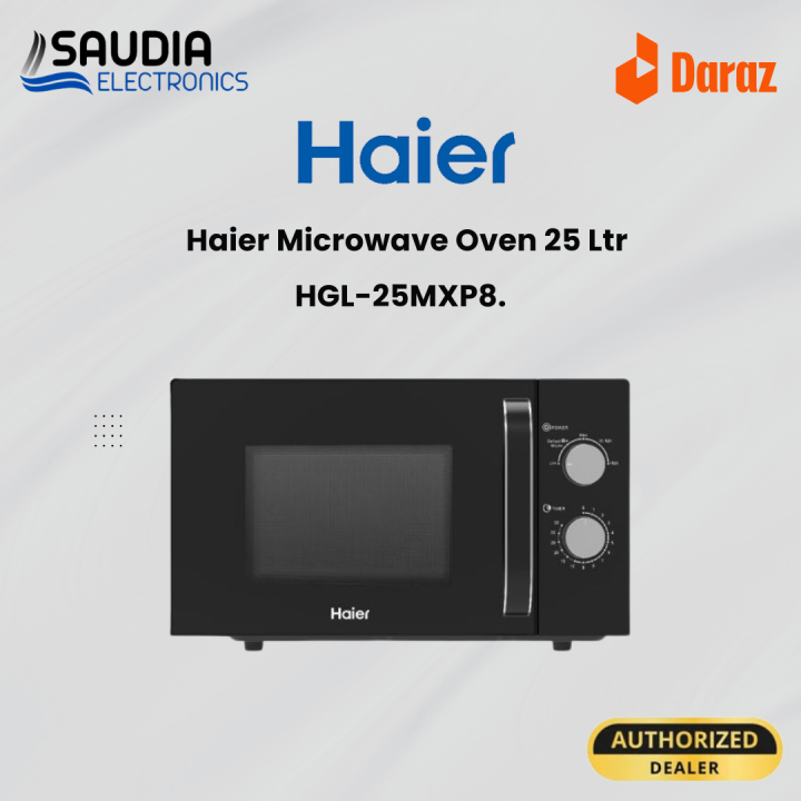 Haier 25 Liter Microwave Oven HDL-25MXP8 (Reheating and Boiling)