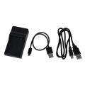 HAOEN LI-50B Camera Battery USB Charger for Olympus Tough-8010 9010 SZ-30MR SP-810U. 