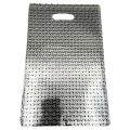 TRANSPARENT GOODY BAGS WITH BLACK STARS - PACK OF 10 GOODY BAGS. 