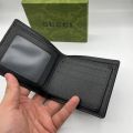 Original GG202 Men’s Bifold Wallet - Classic Leather Tiger Face Short Wallet with Box. 