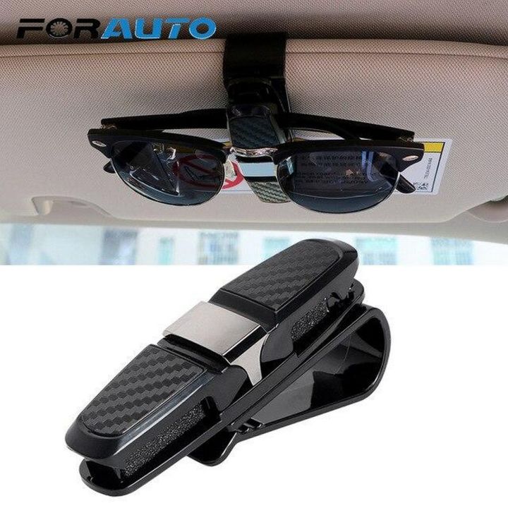 Portable Auto Fastener Car Eyeglasses Clip Ticket Card Clamp Sun Visor Sunglasses Holder