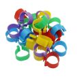 100 Pcs Pigeons Rings 8mm Identification Ring Opening Pigeon Ring Color Pigeon Foot Ring. 