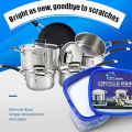Oven Cookware Korean Cleaner Stainless Steel Cleaning Paste, Polish Cleaning Gel for Removing Rust 500 gram weight. 