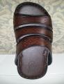Dark Brown Synthetic Casual Slippers For Men. 